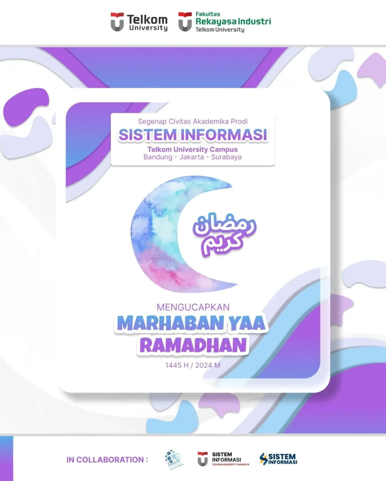 Segenap Keluarga Besar Sistem Informasi TelU Jakarta Mengucapkan Marhaban Ya Ramadhan Segenap Keluarga Besar Sistem Informasi TelU Jakarta Mengucapkan Marhaban Ya Ramadhan